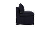 Fable Black Slipcover Dining Bench - Ornate Home