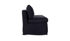 Fable Black Slipcover Dining Bench - Ornate Home