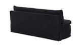 Fable Black Slipcover Dining Bench - Ornate Home