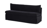 Fable Black Slipcover Dining Bench - Ornate Home