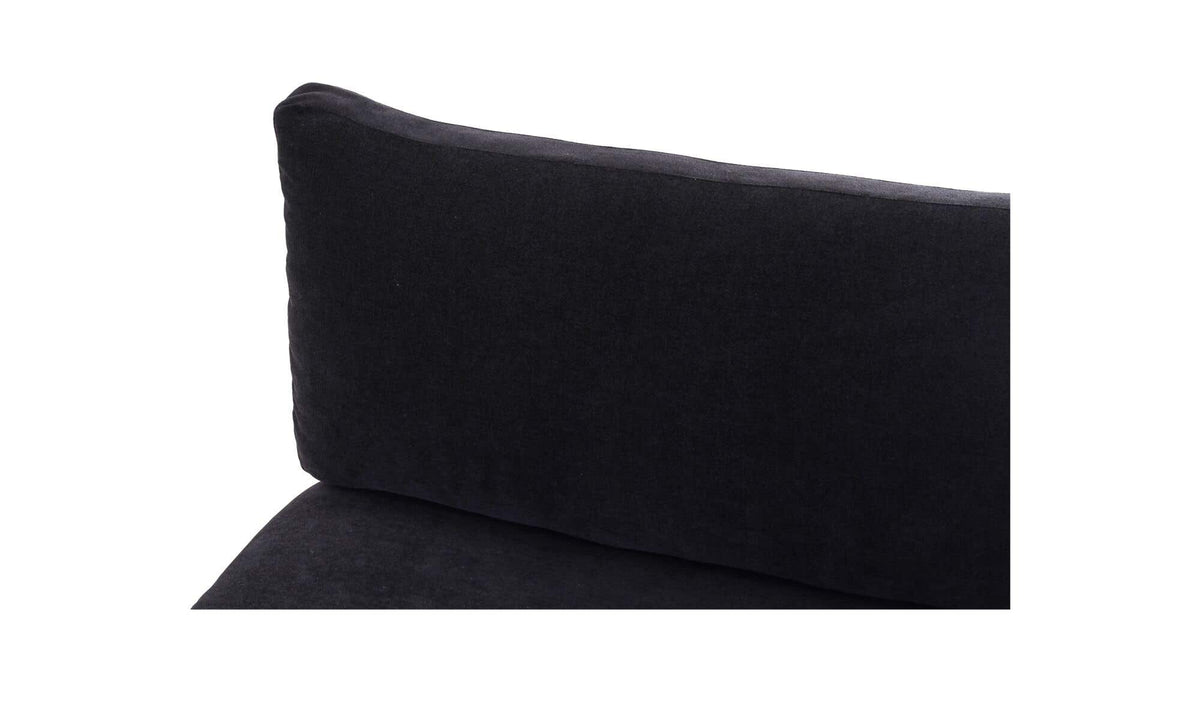 Fable Black Slipcover Dining Bench - Ornate Home