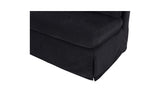 Fable Black Slipcover Dining Bench - Ornate Home