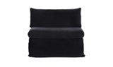 Fable Black Slipcover Dining Chair and Half - Ornate Home
