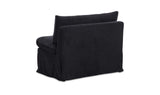 Fable Black Slipcover Dining Chair and Half - Ornate Home