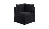 Fable Black Slipcover Dining Corner Chair - Ornate Home