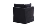Fable Black Slipcover Dining Corner Chair - Ornate Home