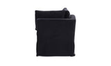 Fable Black Slipcover Dining Corner Chair - Ornate Home
