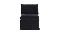 Fable Black Slipcover Dining Slipper Chair - Ornate Home