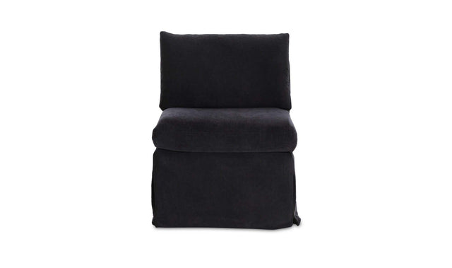 Fable Black Slipcover Dining Slipper Chair - Ornate Home