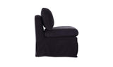 Fable Black Slipcover Dining Slipper Chair - Ornate Home