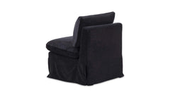 Fable Black Slipcover Dining Slipper Chair - Ornate Home