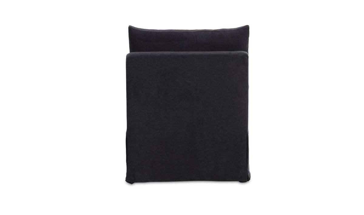 Fable Black Slipcover Dining Slipper Chair - Ornate Home
