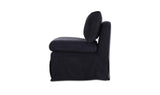 Fable Black Slipcover Dining Slipper Chair - Ornate Home