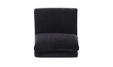 Fable Black Slipcover Dining Slipper Chair - Ornate Home
