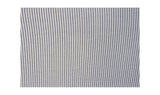 Fable Navy Stripe 100.5 in L-Shape Slipcover Dining Banquette - Ornate Home