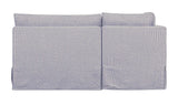 Fable Navy Stripe 168 in U-Shape Slipcover Dining Banquette - Ornate Home