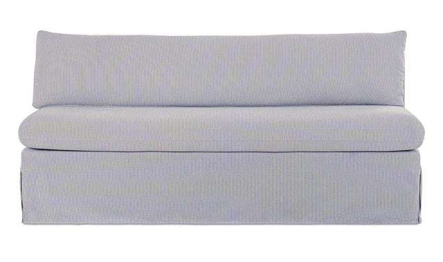 Fable Navy Stripe Slipcover Dining Bench - Ornate Home