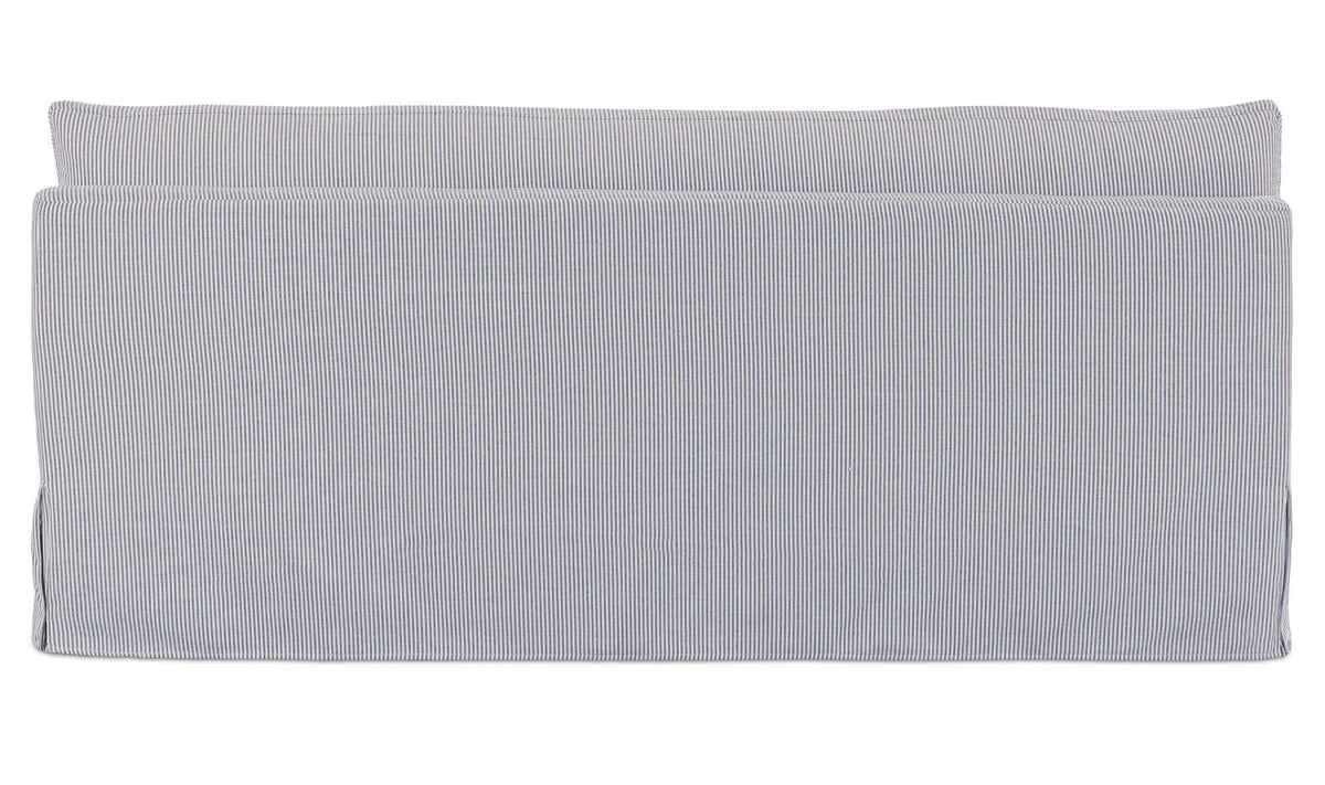 Fable Navy Stripe Slipcover Dining Bench - Ornate Home
