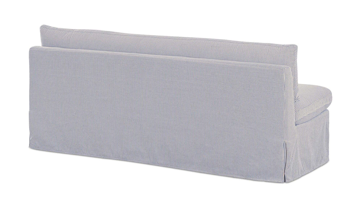 Fable Navy Stripe Slipcover Dining Bench - Ornate Home