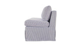 Fable Navy Stripe Slipcover Dining Bench - Ornate Home
