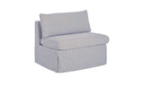 Fable Navy Stripe Slipcover Dining Chair and Half - Ornate Home
