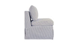 Fable Navy Stripe Slipcover Dining Chair and Half - Ornate Home