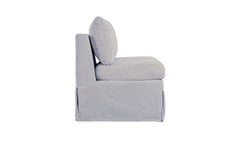 Fable Navy Stripe Slipcover Dining Chair and Half - Ornate Home