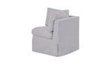 Fable Navy Stripe Slipcover Dining Corner Chair - Ornate Home