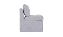 Fable Navy Stripe Slipcover Dining Slipper Chair - Ornate Home