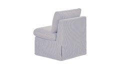 Fable Navy Stripe Slipcover Dining Slipper Chair - Ornate Home