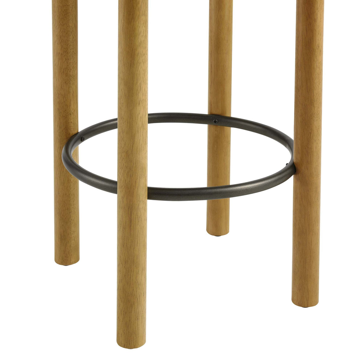 Fable Oak/Ivory Boucle Fabric Counter Stools (Set of 2) - Ornate Home
