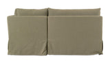 Fable Olive 100.5 in L-Shape Slipcover Dining Banquette - Ornate Home