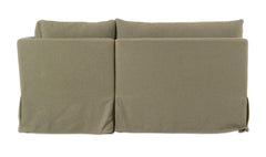 Fable Olive 100.5 in L-Shape Slipcover Dining Banquette - Ornate Home