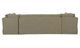 Fable Olive 129 in U-Shape Slipcover Dining Banquette - Ornate Home