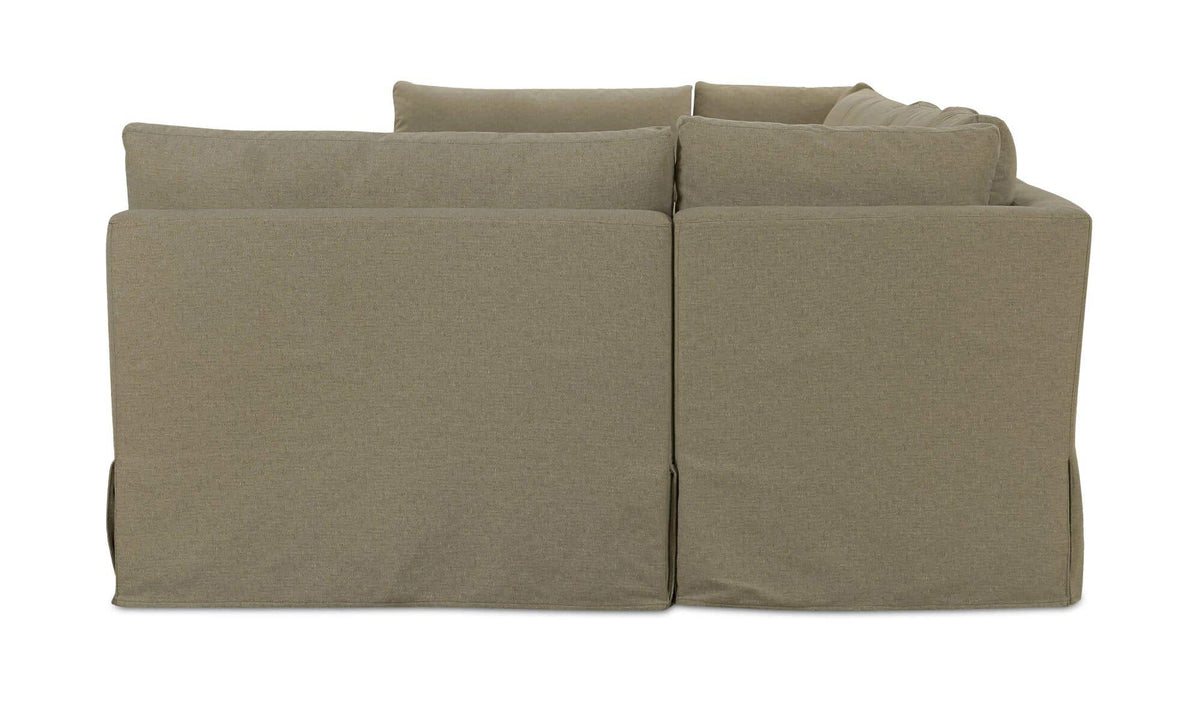 Fable Olive 154 in U-Shape Slipcover Dining Banquette - Ornate Home