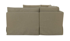 Fable Olive 154 in U-Shape Slipcover Dining Banquette - Ornate Home