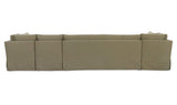 Fable Olive 154 in U-Shape Slipcover Dining Banquette - Ornate Home