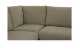 Fable Olive 154 in U-Shape Slipcover Dining Banquette - Ornate Home