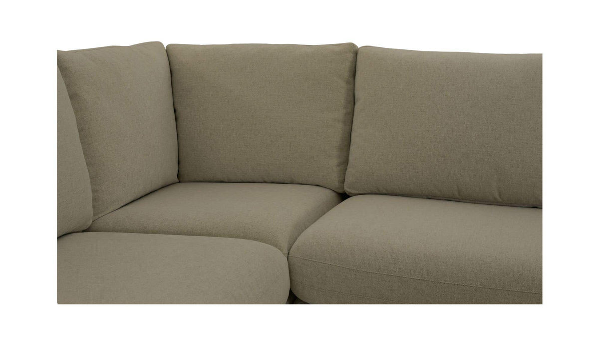 Fable Olive 154 in U-Shape Slipcover Dining Banquette - Ornate Home