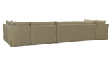 Fable Olive 168 in U-Shape Slipcover Dining Banquette - Ornate Home