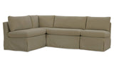 Fable Olive 96 in L-Shape Slipcover Dining Banquette - Ornate Home