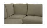 Fable Olive 96 in L-Shape Slipcover Dining Banquette - Ornate Home