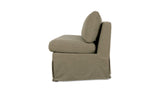 Fable Olive Slipcover Dining Bench - Ornate Home