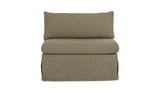 Fable Olive Slipcover Dining Chair and Half - Ornate Home