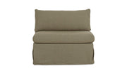 Fable Olive Slipcover Dining Chair and Half - Ornate Home