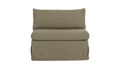 Fable Olive Slipcover Dining Chair and Half - Ornate Home