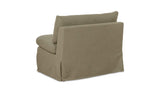 Fable Olive Slipcover Dining Chair and Half - Ornate Home