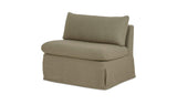 Fable Olive Slipcover Dining Chair and Half - Ornate Home