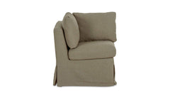 Fable Olive Slipcover Dining Corner Chair - Ornate Home