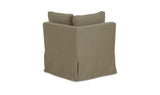 Fable Olive Slipcover Dining Corner Chair - Ornate Home